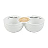 Mud Pie Double Dip Snack Bowl