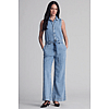 Elana Denim Jumpsuit LT Well Blue