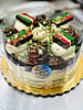 8 inch Rainbow cookie cheesecake