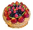 Lg Fresh Fruit Cheesecake 9"O