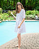 Kelly Dress Fresh White Seaside Eyelet
