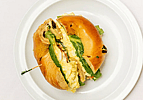 Healthy Egg White & Spinach Salad