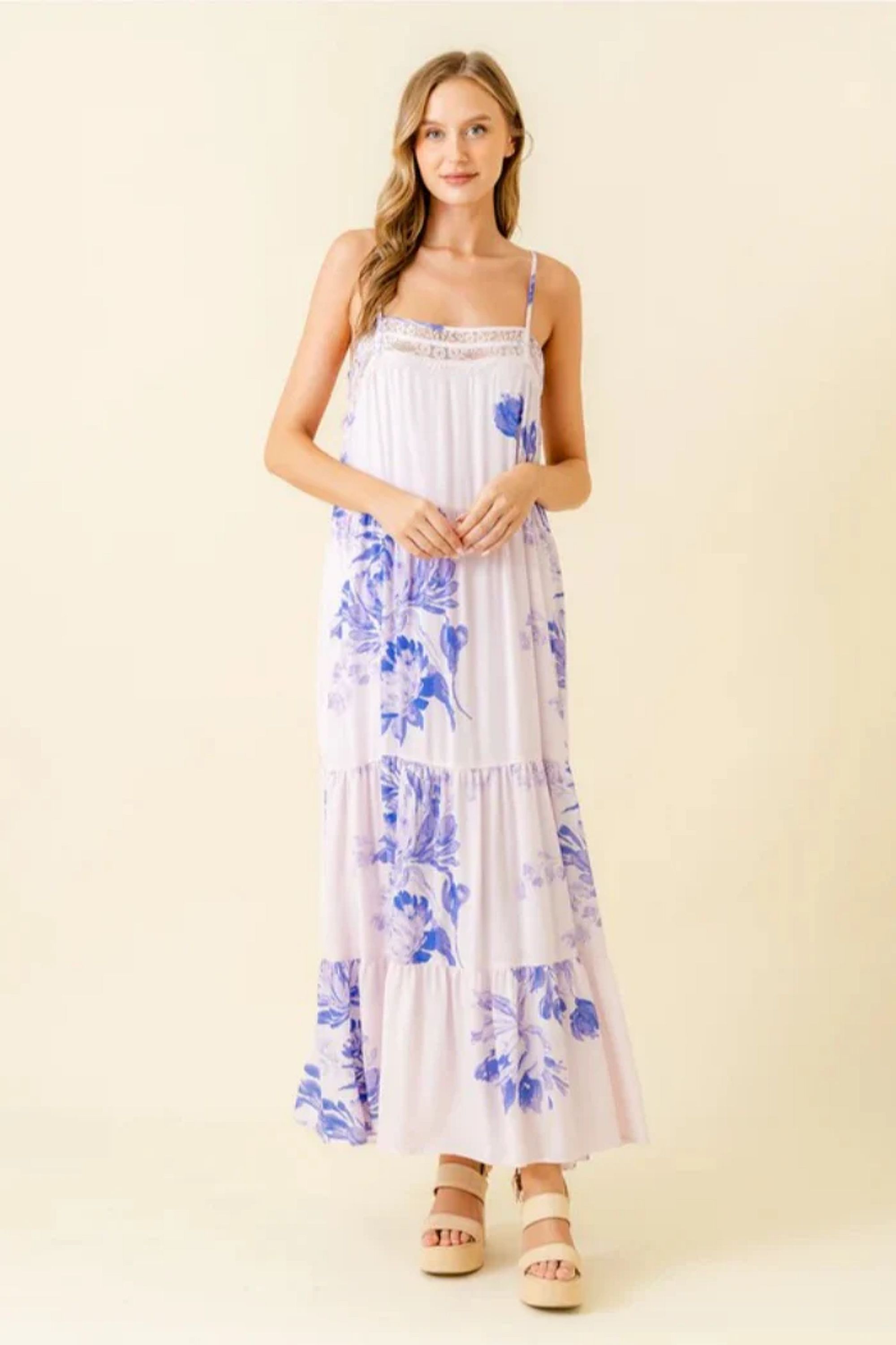 Pink/Purple Maxi Dress