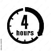 4 hours