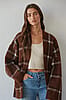 By Together Brown Plaid Cardigan