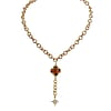 Love Lisa Luna Lucky Clover Necklace-Metalic Chocolate