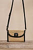 The Winding Road Black Rattan Crossbody