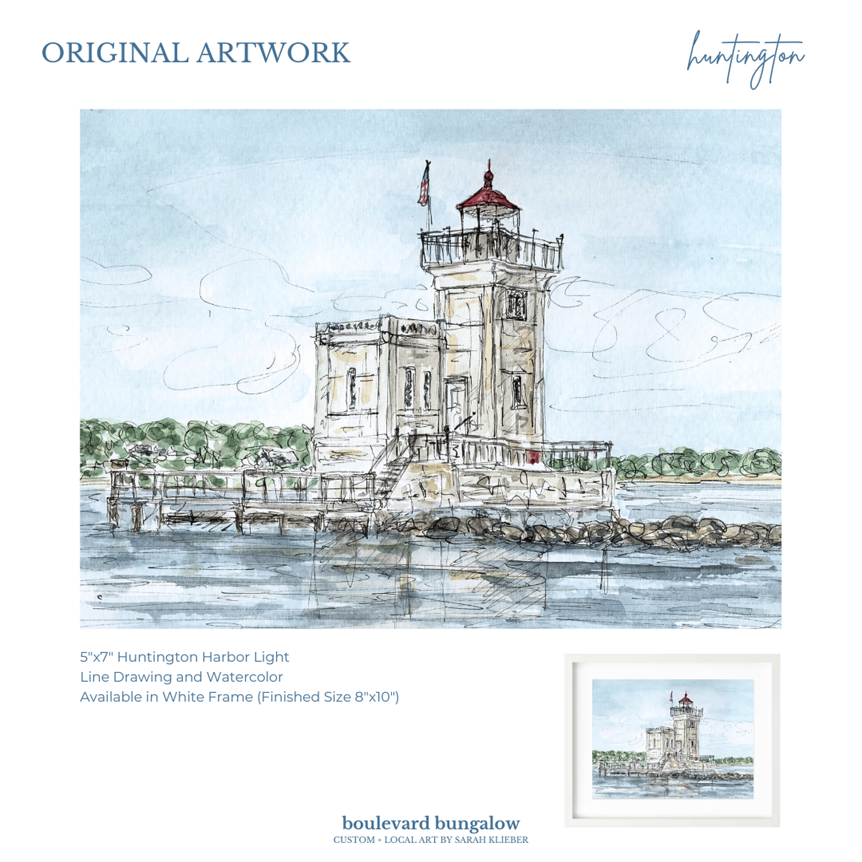 Huntington - Set of 2 - Harbor 5 MPH/Huntington Light