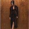 Velvet Heart Brown Velvet Long Sleeved Dress