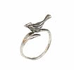Lisa Cimino Chee-Me-No Bird Ring in Sterling Silver