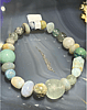 Mixed Bead Bracelet (Blue/Green)