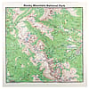 Printed Image Rocky Mountain National Park Topographical Bandanna