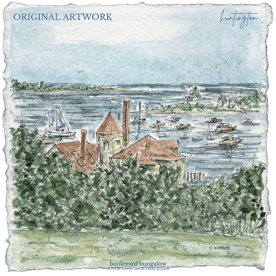 Huntington - Harbor Gold Frame 8x8