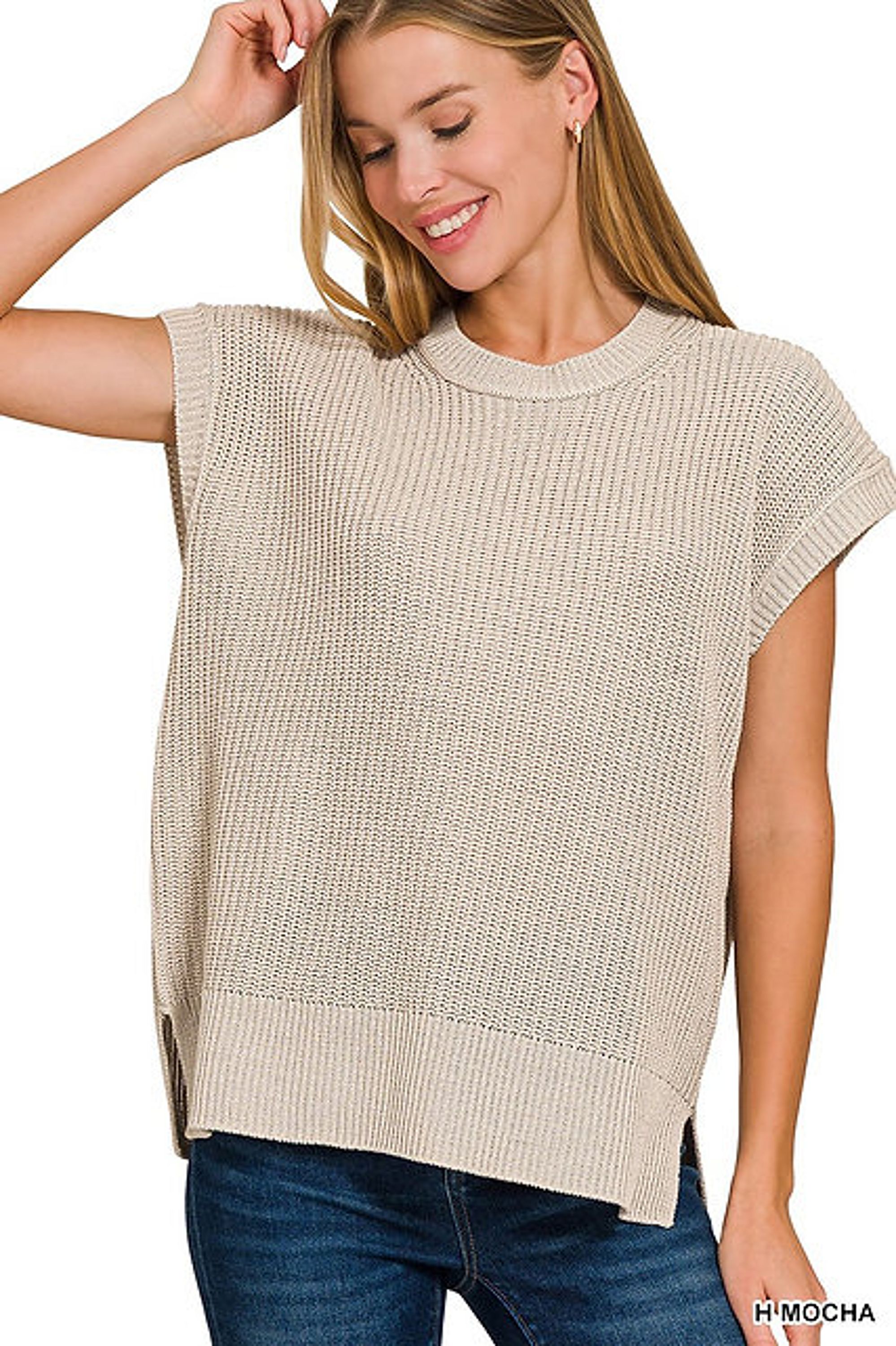 Drift Knit Sleeveless Sweater