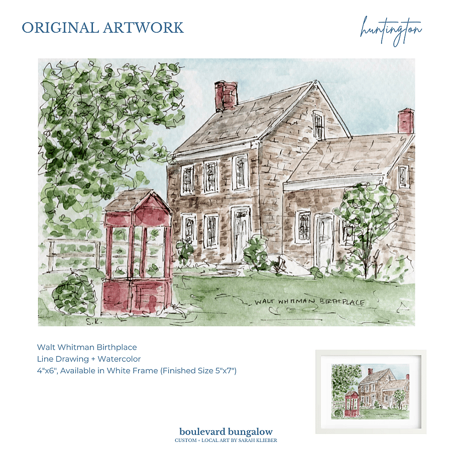 Huntington - Walt Whitman 4x6 
