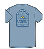 Faherty Mens Locust Valley Sunwashed Pocket Tee- Blue Breeze