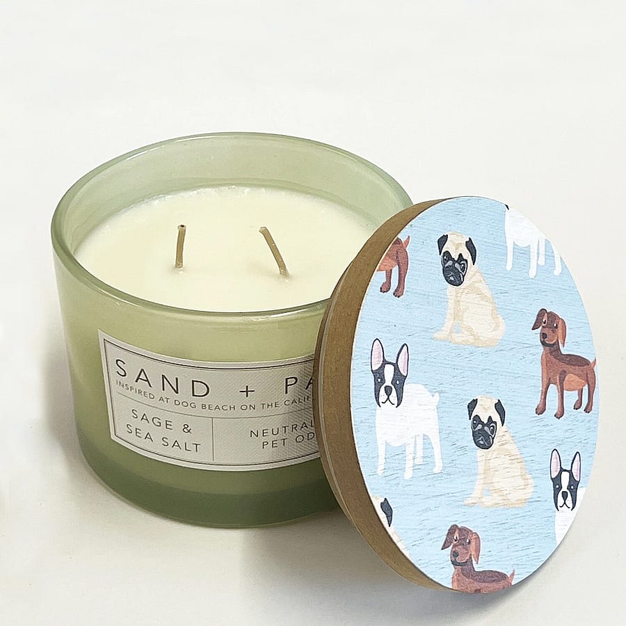 Sand + Paws Scented Candle