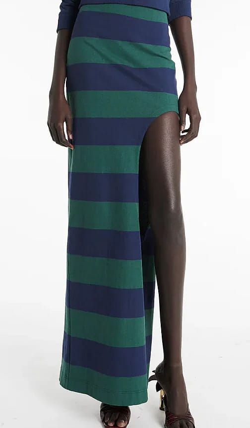 Pencil Skirt with Cut Out by A.W.A.K.E. MODE
