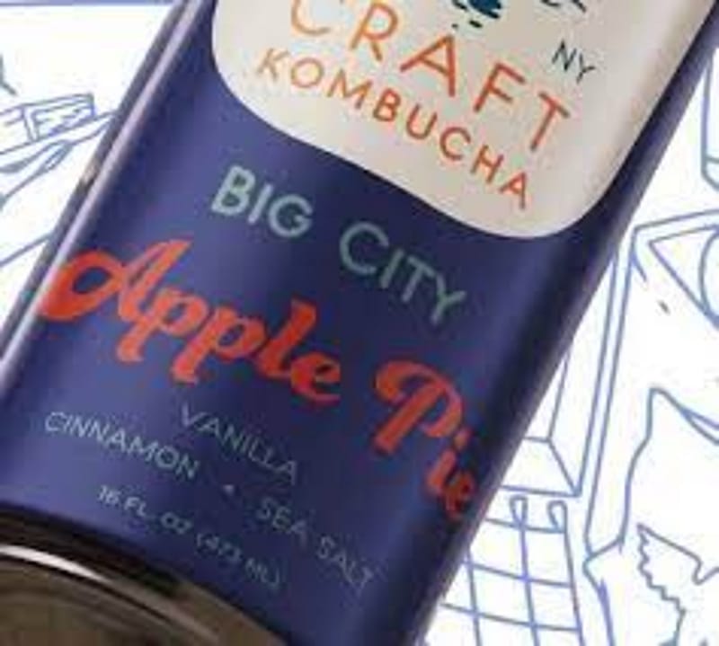 Coastal Craft Kombucha Big City Apple Pie