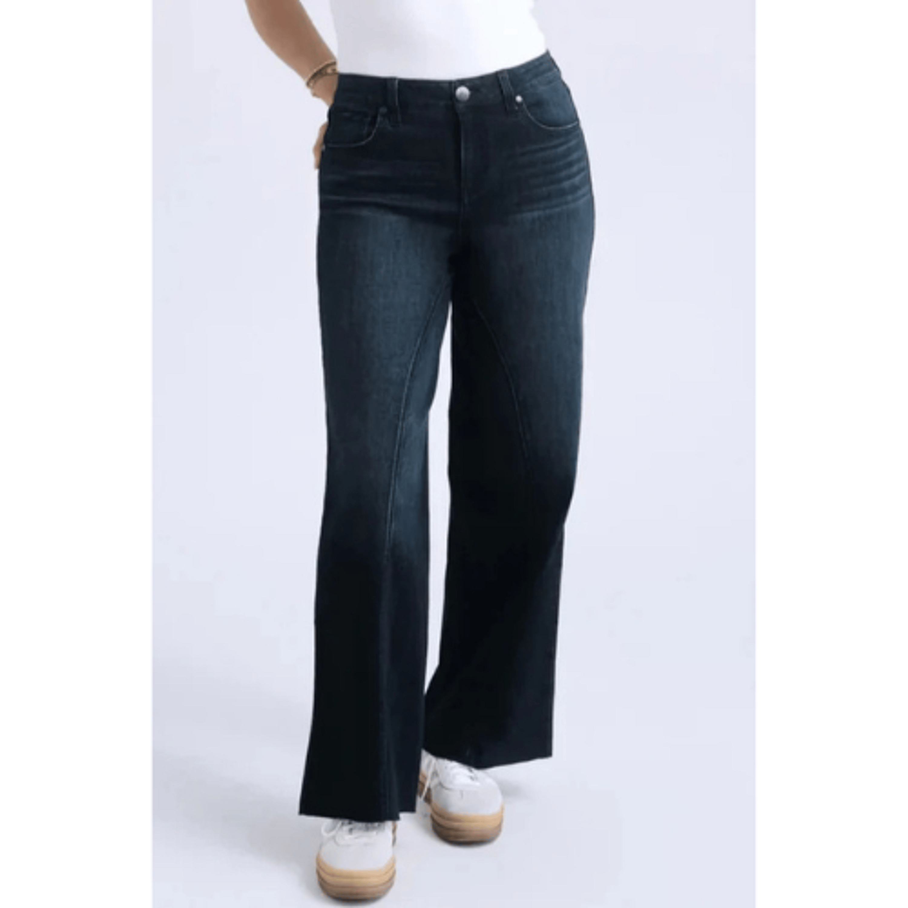 High Rise Wide Leg Jean