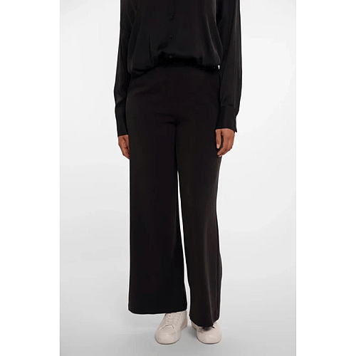 Wide Leg Straight Black