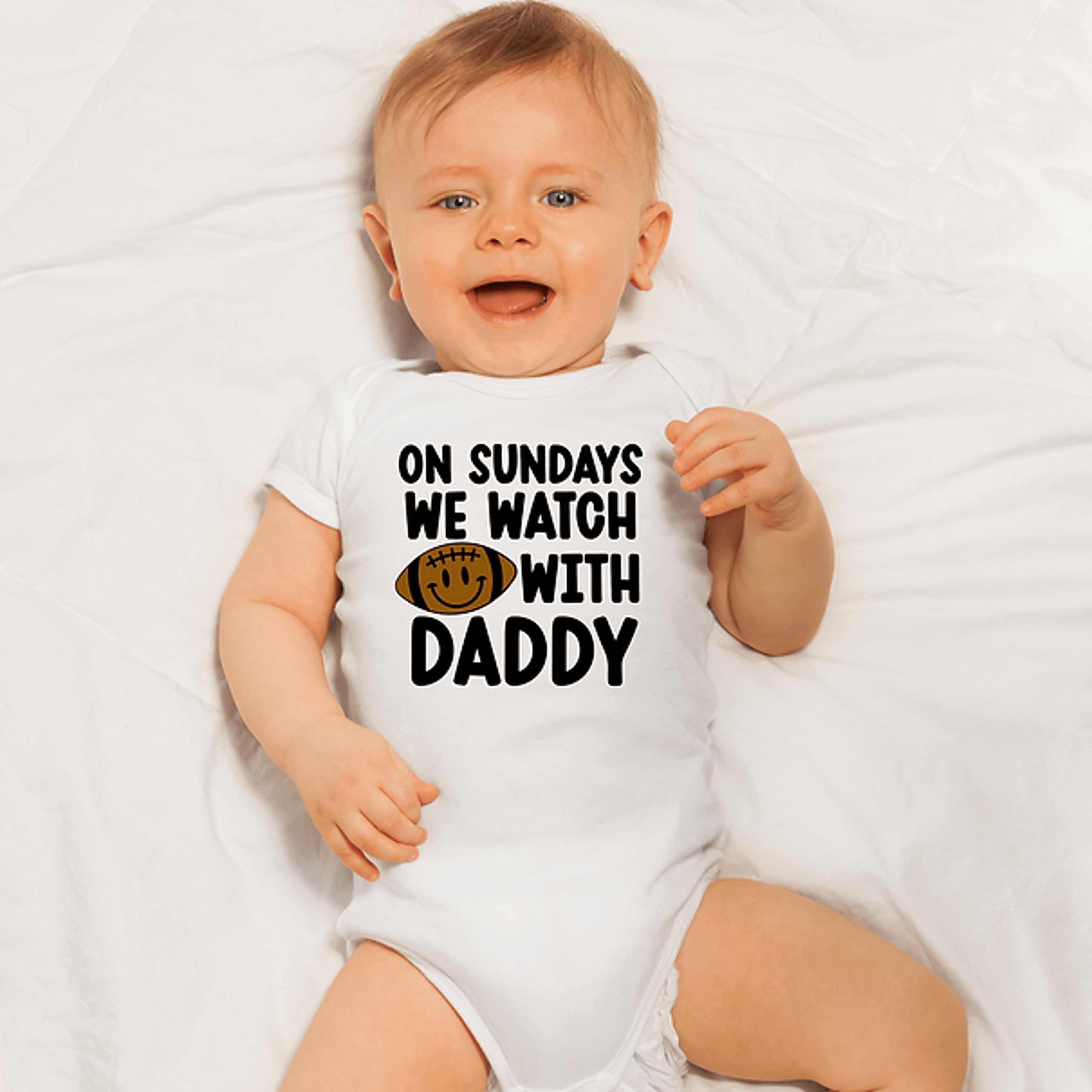 On Sundays We Watch Football Onesie