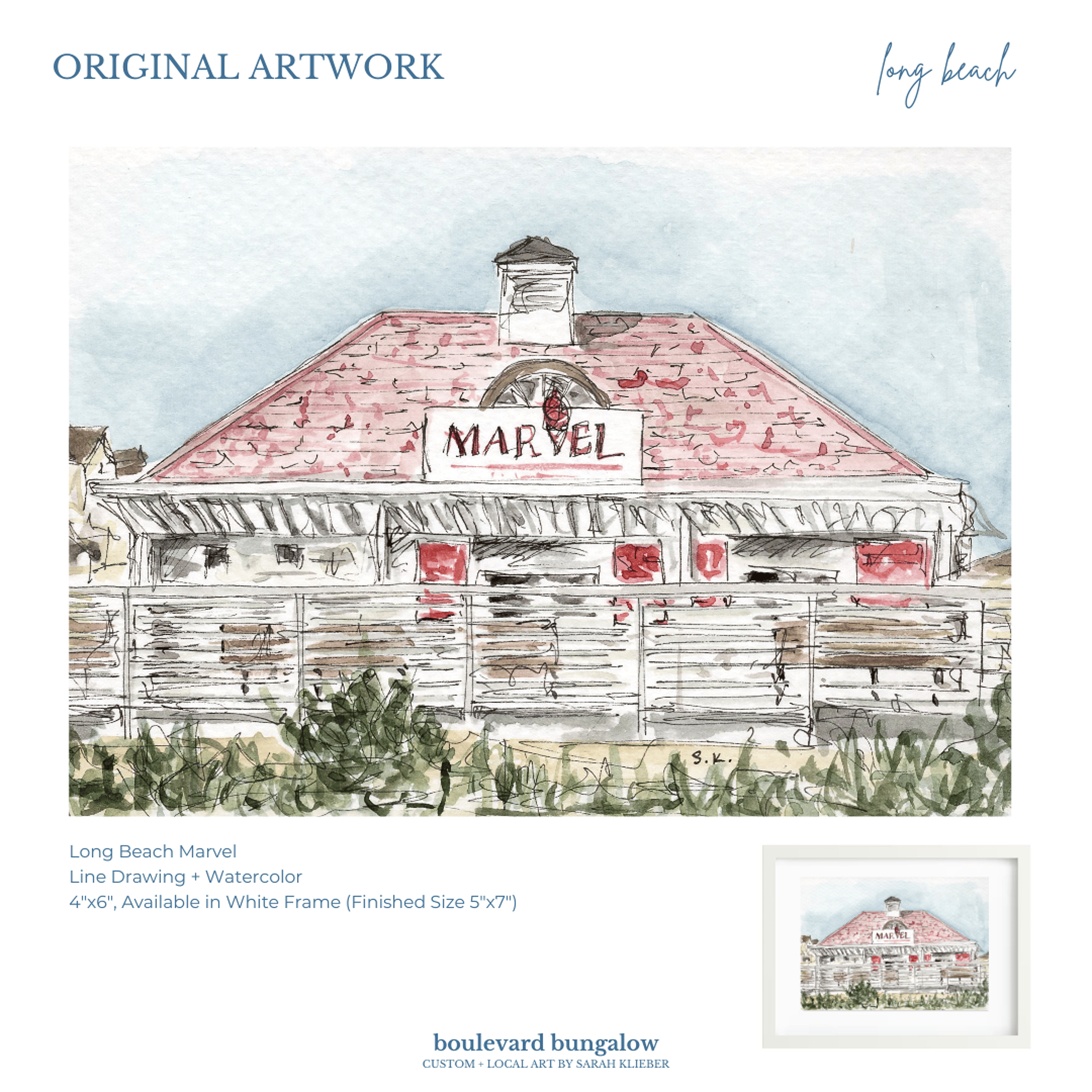 Long Beach Marvel 4"x 6"