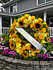 Golden Tribute Wreath