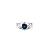 Ornate Sapphire Diamond Ring