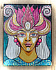 Deer Mother (Goddess) - 3d UV Reactive Painting on Canvas