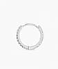 Diamond Eternity Hoop Earring-9.5mm
