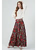 Wine Floral Palazzo Pants