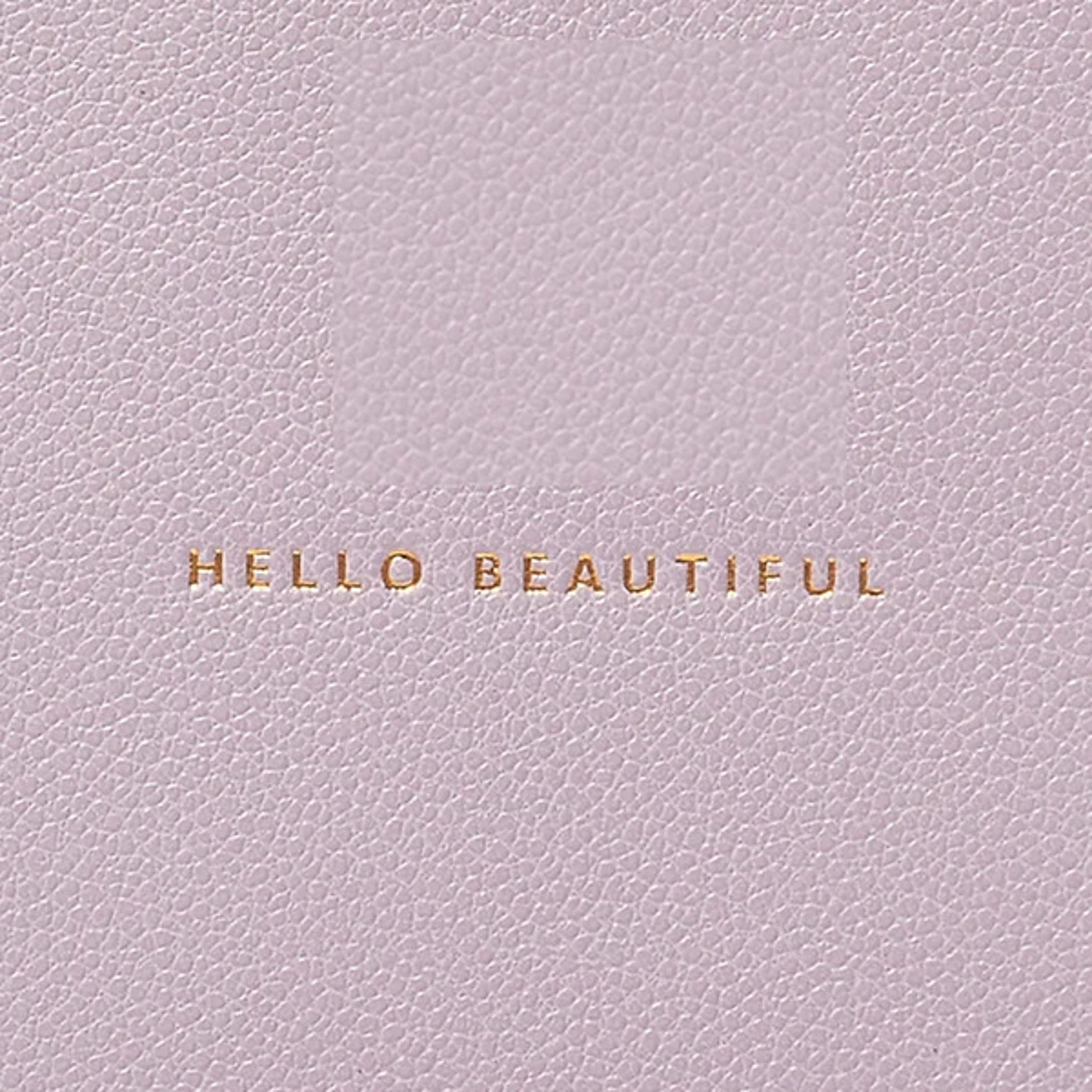 Slim Perfect Pouch "Hello Beautiful"