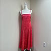 LOFT Pink Spaghetti Strap Midi Sundress