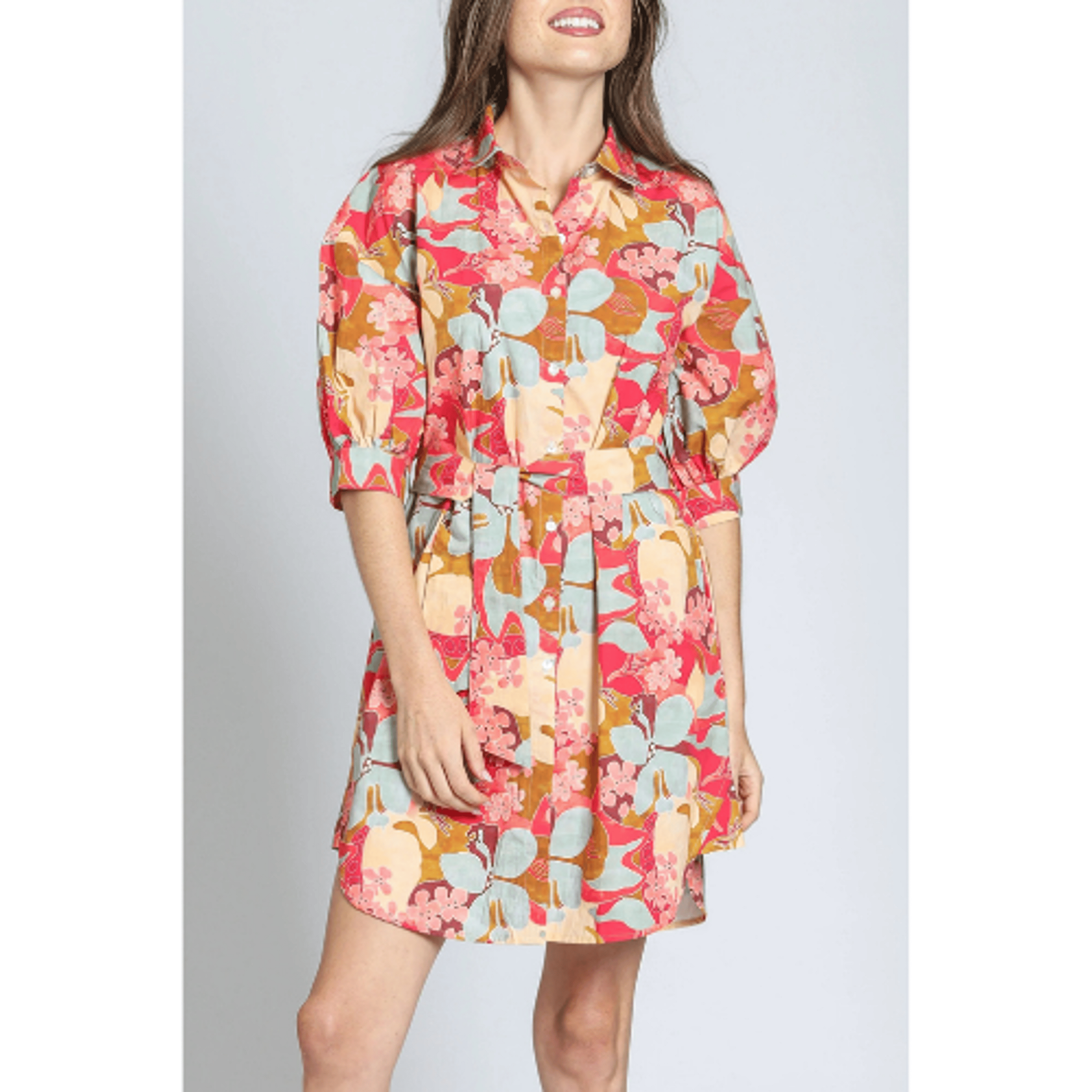 APNY Coral Multi Dress