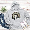 Boy mama rainbow hoodie