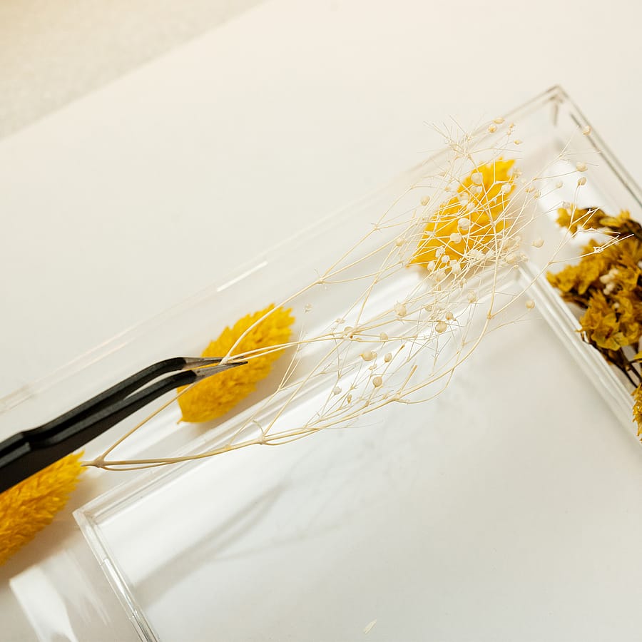 Resin Pressed Botanical Dried Flower Photo Frame - Perfect Gift for HER 