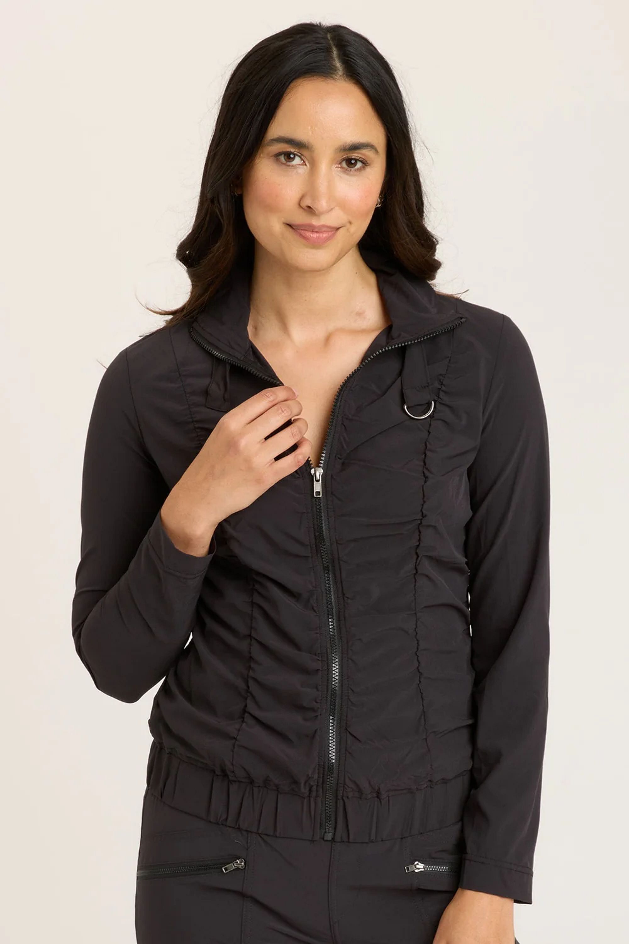 XCVI Black Momentum Jacket
