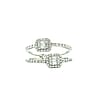 Double Mount Diamond Ring
