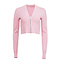 Fleur Du Mal Knit Zip Bustier Sweater