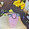 Two Finger Pink Tourmaline Ring 