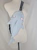 Over The Shoulder Shark Bag - Blue N Pink Oxford