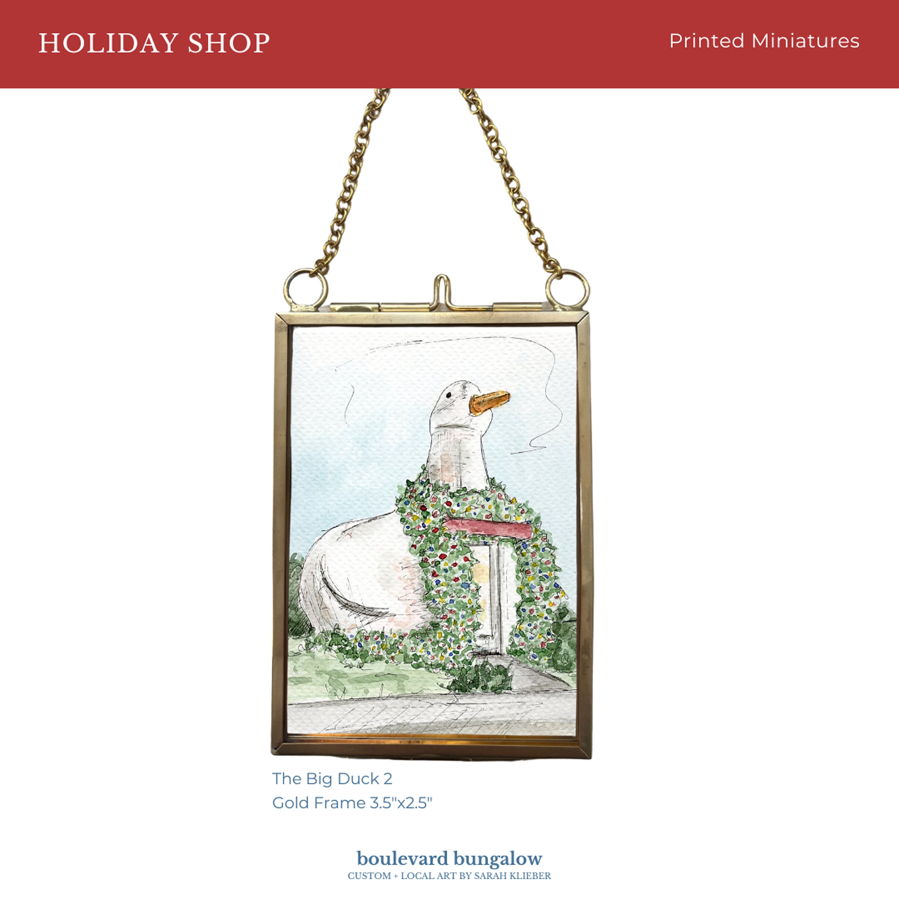 The Big Duck with Wreath – Option 2 – Printed Miniature