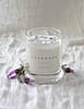 Lavender with Lavender and Amethyst Organic Soy Candle 10 oz