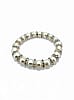9mm Freshwater Baroque Pearl CZ Bracelet