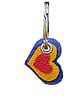Back to School Leather Heart Keychain