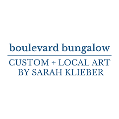 Boulevard Bungalow | Custom & Local Art by Sarah Klieber