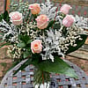 6 Mix Color Roses