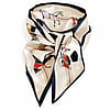 Equestrian Luxe Jumbo Twilly Scarf – Horse & Carriage Print