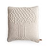 Tree of Life Handcrafted Cushion - Cream